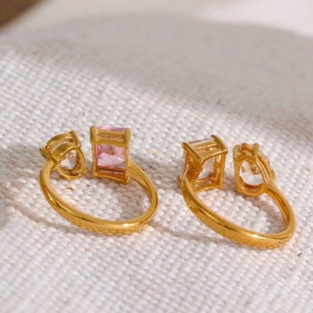 Yojoy Gold Plated Crystal Ring - Picture 4 of 8